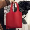 Bolsa de Mano Escarchada Ropa Bolsa Pequeña Tienda de Ropa Invierno Bolsa de Plástico Alto Sentido Bolsa Chaleco Pequeño Regalo