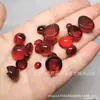 4~20mm Vermelho Brilhante Esmaltado Transparente Meia Pérola Meia-Redonda Face de Anel Contas de Vidro Cristal DIY Materiais de Inlay Estilo Antigo