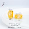 Anillo Huevo de Paloma con Incrustaciones de Diamantes Dorados Brillantes Sifeng Pu Zuo Mismo Estilo Anillo de Dedo Ancho para Mujer Estilo Medio-Viejo con Perlas