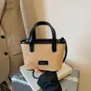 Bolso Tejido de Playa de Verano Transfronterizo para Mujer 2026 Nuevo Estilo de Verano Bolso Cubo Pequeño Súper Popular Bolso Cruzado