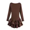 Vestido de Estilo Transfronterizo Europeo y Americano, Corte Ajustado, Temporada de Primavera, Diseño Adelgazante, Nuevo Estilo Casual