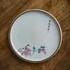 Horno Ru pieza abierta olla soporte placa de burbujas secas plato de frutas juego de té kung fu para el hogar accesorios traje soporte para tetera tapa de tetera Tazón logo personalizable