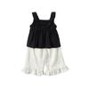 Ropa de Bebé Estilo Coreano Camisa de Muñeca con Tirantes Verano Lindo Traje de Princesa Bebé Niña Verano Traje Dividido Estilo Delgado