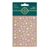 Redanco5D Estampado Estilo Ins Popular Dibujos Animados Pegatinas para Uñas Flor Linda Estéreo Pegatinas para Uñas Dr1457