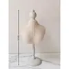 Babero de Saliva para Perro Gato Accesorios de Fotografía Accesorios Babero de Saliva para Mascota Soporte de Exhibición Encaje Blanco Estilo Alto Femenino