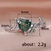 Nuevo Anillo Femenino Cao Shi Temu con Forma de Corazón Dulce, Diseño de Nicho con Ramas Entrelazadas, Regalo de San Valentín