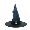 Sombrero Brillante de Halloween Transfronterizo Fiesta Mago Bruja Sombrero con Luces Misterioso Sombrero Brillante de Halloween Transfronterizo