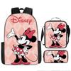 Mickey Mouse Mickey Minnie de Dibujos Animados Transfronterizo Mochila Escolar para Estudiantes de Primaria y Secundaria Mochila Infantil Mochila