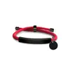 Pulseira Personalizada Logo de Publicidade Transfronteiriça Personalizado Multicolorida Pequena Redonda Arco-Íris Presente de Feriado Aço Titânio Gravação Pulseira Trançada
