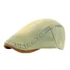 Sombreros Vintage para Hombres, Boinas Retro Británicas, Gorras Reversibles de Estilo Urbano para Mujeres, Sombreros de Mezclilla Lavada