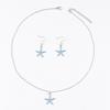 Pendientes Colgantes de Estrella de Mar Bailarina Simple Transfronterizos Collar Estilo Bohemio Estilo Playa Estrella de la Suerte Colgante de Dopamina