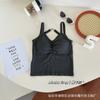 Chica caliente deseo puro viento tirante top de tubo ropa interior mujer con almohadilla para el pecho una pieza espalda de belleza U grande sexy chaleco base