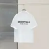 Camiseta Essenciais Verão Nevoeiro Novo Produto Streetwear Americano Silicone Manga Curta Casual Algodão Masculina Solta