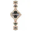 Pulseira de Trevo de Quatro Folhas Mais Vendida Relógio de Quartzo Moda Luxo Leve Relógio Feminino Esmeralda Relógio Feminino Fabricante Atacado