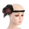 Acessórios de Cabelo Étnicos Europeus e Indígenas Americanos Faixa de Cabelo com Pena de Diamante Faixa de Cabeça para Viagem de Férias Acessórios para Vestido de Baile Ponto