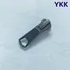 Zíper YKK Não. Zíper de metal com 5 dentes e cabeça de zíper automática quadrada para carcela de roupas e botas