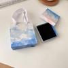 Celebridade da Internet Novo Estilo Criativo Nuvens Brancas e Azuis Caixa de Joias Estilo Ins Brincos Pulseira Caixa de Joias Caixa de Joias da Moda