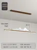 Nuevo Candil de Restaurante Estilo Chino Larga Madera Grano Estilo Chino Zen Simple Barra Estudio Paisaje Sala de Té Mesa de Té Lámparas