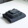 Ins Color Puro Juego de Cama de Algodón de Cuatro Piezas 1.8 Ropa de Cama Cepillada Funda de Edredón Dormitorio de Estudiantes Algodón Lavado Juego de Tres Piezas