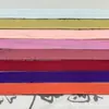 1cm Cinta de Espiga Poliéster-Algodón Colorida Banda Trasera Cuello Sudadera Ropa para Niños Tiras para Dobladillo de Cuello Accesorios de Ropa
