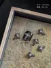 Acessórios Retro para Unhas de Liga Cruzada, Estilo Punk Escuro Misturado com Strass 3D Acessórios para Decoração de Unhas Atacado