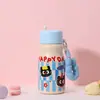 Nueva Taza Térmica de Acero Inoxidable de Alto Valor Portátil para Exteriores con Correa Mini Taza para Niños Taza de Agua Personalizable de Dibujos Animados