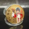 Cuatro Medallas Conmemorativas de Tesoros Nacionales: Kung Fu, Bruce Lee, la Ópera de Pekín Mei Lanfang, y el Legendario Doctor Hua Tuo, Conmemorando al Maestro de Caligrafía Wang Xizhi