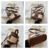 Bolsas para Mujer 2025 Nueva Moda Casual Bolso Caja Lona Empalmada Bolso de Mano Hombro Retro Bandolera Bolso Cuadrado Pequeño
