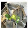 Sudadera con capucha Casual Holgada Pana Bordada Moderna Juvenil Chaqueta Delgada para Hombre Moderna Unisex Directo de Fábrica