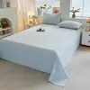Lençóis para Cama de Dormitório de Estudante Peça Única Escovado Cor Pura Lençóis 2m Capa de Colchão Simmons Capa contra Poeira Fronha Universal para Todas as Estações