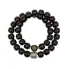 Pulseira Raiz de Bodhi Macia para Cozimento Lento Venda Quente Sementes de Bodhi Jogáveis do Zodíaco Chinês Doze Contas Budistas Pulseira Cultural para Jogar Mulheres