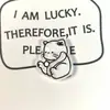 Gato Lindo Dibujo Lineal Acrílico Pasador Pequeño Broche Imán para Refrigerador Parche Accesorios DIY Joyería Infantil