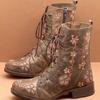 Botas de Cavaleiro de Cano Alto com Salto Quadrado Novas para Outono e Inverno para Mulheres Grande Tamanho Transfronteiriço Sapatos Femininos de Comércio Exterior Botas de Cor Sólida com Zíper Lateral