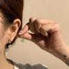 Plato de Incienso para Mosquitos Clip para la Oreja Sin Agujeros en la Oreja Sentido Avanzado Temperamento Simple Aretes de Joker Moda de Lujo Ligero Aretes Indoloros al Mayoreo