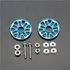 Accesorios para tracción en las cuatro ruedas hechos en casa aleación de aluminio ligero hueco rueda guía 19MM rueda guía precio unitario