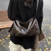 Bolso retro de moda 2025, bolso de mano de gran capacidad, bolso de hombro para ir al trabajo.