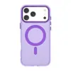 Producto popular de comercio exterior: Funda de teléfono Apple 18Pro ultrafina mate anticaída MagSafe magnética color contrastante TPU
