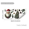 Una Variedad de Creativos y Lindos Pegatinas de Ventana de Gnomo Papá Noel Árbol de Navidad para Decorar Ventanas de Sala de Estar y Dormitorio, Pegatinas Estáticas para Ventanas del Hogar