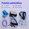 Atacado de fábrica pulseira de tornozelo antiestática dupla segurança faixa para pé oficina aterramento borracha anel de pé de calcanhar antiestático cinto