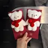 Nuevos Sobres Rojos Creativos, Sobres Rojos de Dinero de la Suerte, Sobres Rojos de Osito de Peluche, Regalos de Peluche, Sobres Rojos de Cumpleaños, Sobres Rojos de Boda para Lanzar