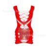 Sexy Underwear Sexy Mesh Jacquard Perspectiva Mesh Leaky Ombro Pendurado w276