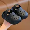 Zapatos Croc para Niños y Niñas, Nuevo Estilo de Verano, Uso Bidireccional, Sandalias Antideslizantes de Suela Suave para Niños