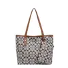 Bolsa de lona estampada retro, gran capacidad, nuevo estilo 2026, bolso de mano casual, bolso de hombro versátil, bolso de moda para mujer europeo y americano