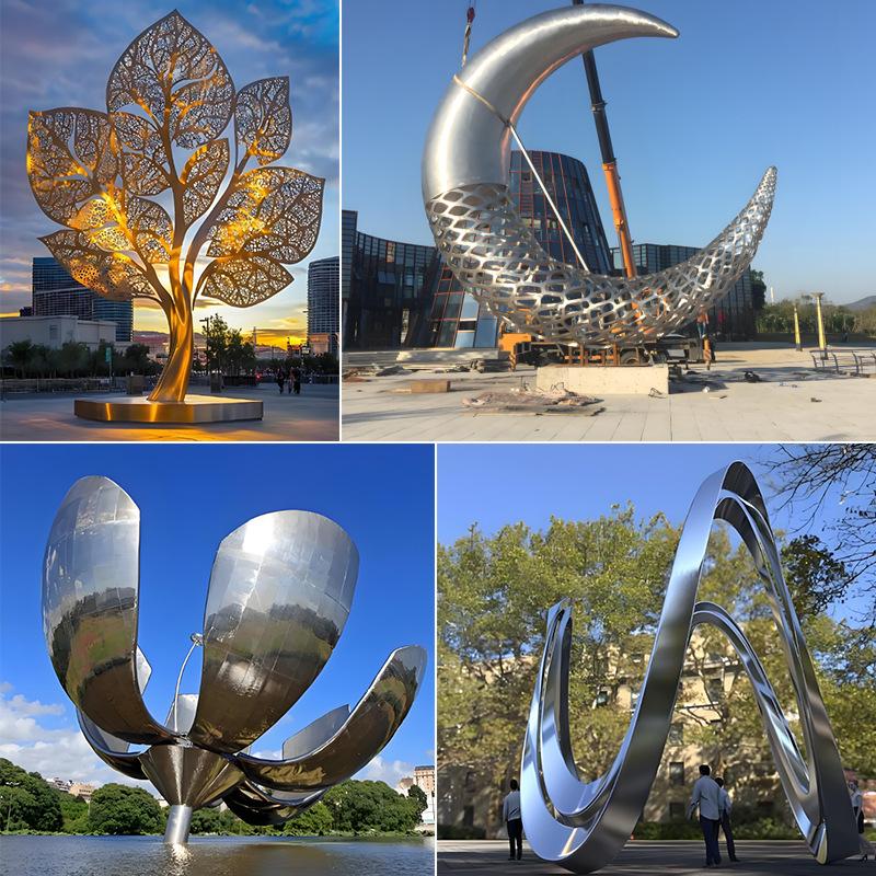 大型景观不锈钢雕塑