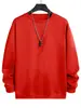 Sudadera de Color Caramelo, Corte Holgado, Color Sólido, Adecuada para Primavera, Otoño e Invierno, Unisex, Felpa Larga y Gruesa, Top Multifuncional, Camiseta Deportiva