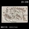 Molde de Silicona con Textura de Enredadera de Flores de Encaje Rizado en Relieve Retro Estilo Europeo Creativo para Hornear Decorativo Hecho a Mano