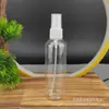 Botella de Spray Transparente de 100ml Botella de Plástico 80/120ml Botella de Spray de PET Botella Dispensadora de Agua Cosmética Botella de Spray Desinfectante