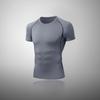 Traje Deportivo Ajustado de Manga Corta para Hombre Entrenamiento Fitness Secado Rápido Transpirable Absorbe el Sudor Running Ajustado Baloncesto Atletismo Camiseta Top
