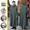Impermeable para Vehículos Eléctricos, Resistente, Impermeable, Unisex, Adulto, Poncho de Lluvia Largo de Cuerpo Completo para Conducir Motocicletas Eléctricas, Cubriendo las Piernas