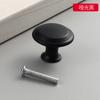 Alça de liga de alumínio Cabeça de cogumelo francês italiano High-end Light Luxury Multi-color Wardrobe Furniture Drawer Single Hole Handle